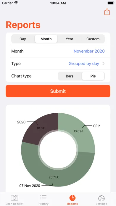 Fiscal Receipts Screenshots