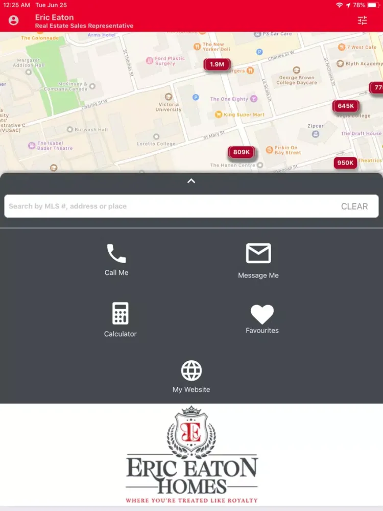 Captures d'écran de Eric Eaton Homes iPad 