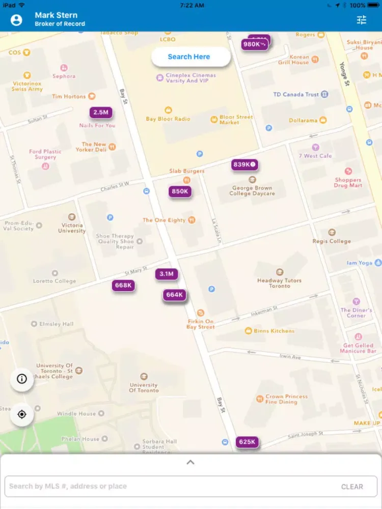 Скриншоты Toronto REMAX Realty iPad 