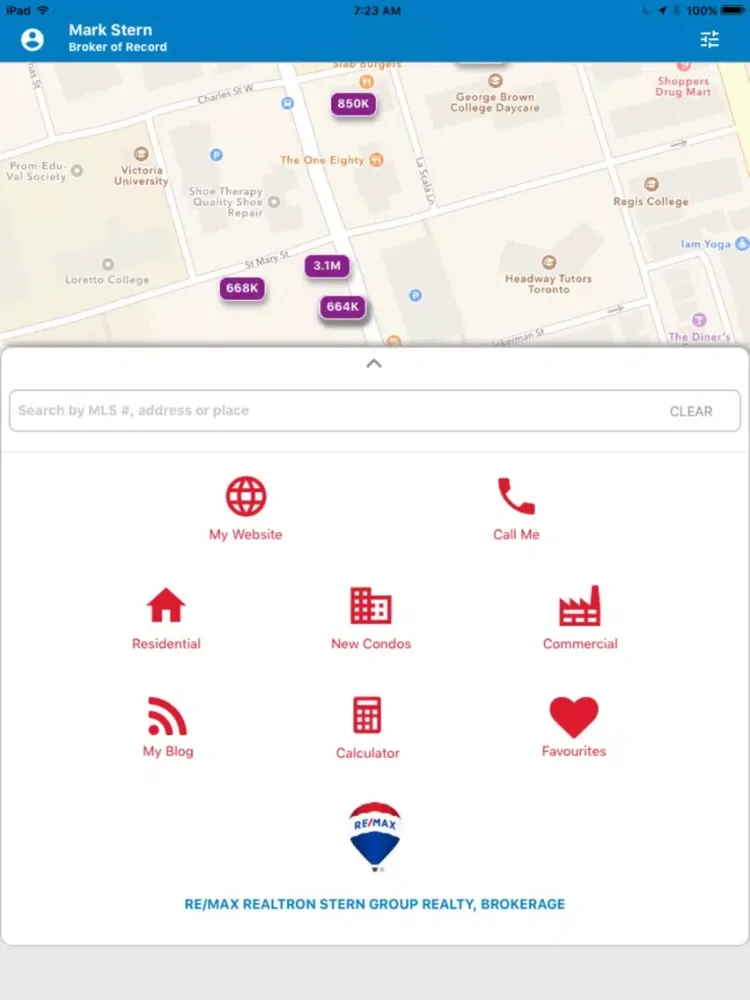 Скриншоты Toronto REMAX Realty iPad 