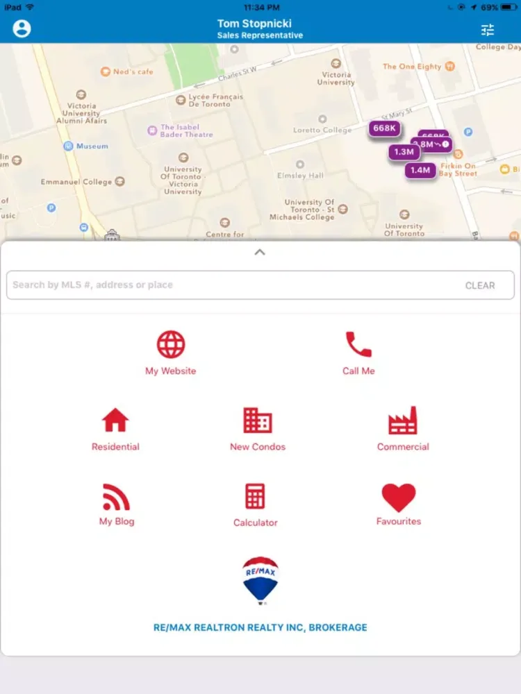 Tom Stopnicki RE/MAX iPad  Ekran Görüntüleri