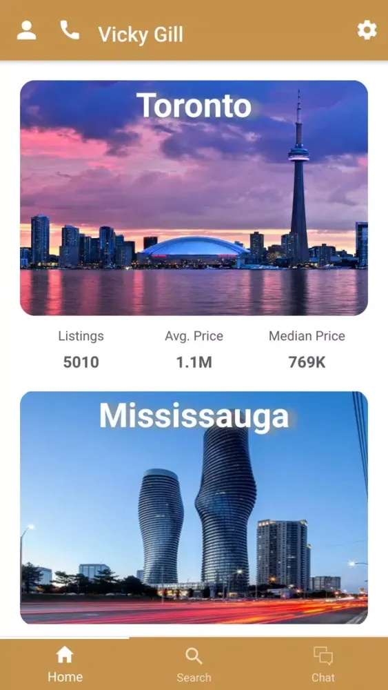 Captures d'écran de My-Realtor
