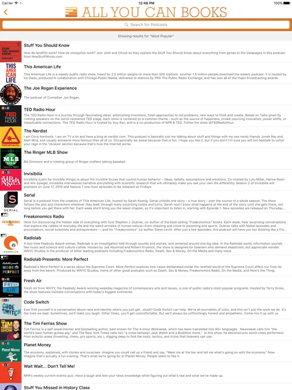 Capturas de tela do All You Can Books - Unlimited iPad 