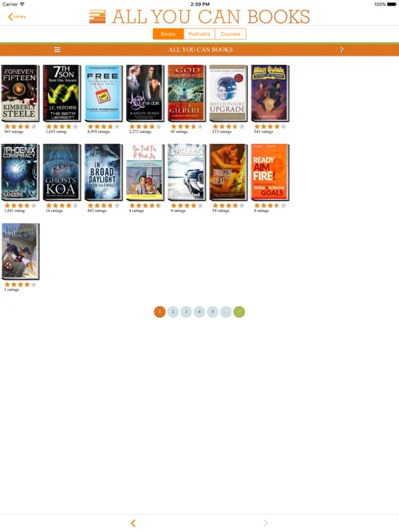 Capturas de tela do All You Can Books - Unlimited iPad 
