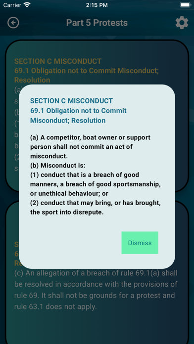 Ảnh chụp màn hình của Sailing Rules Pocket Guide
