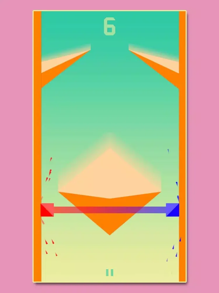 Splitrix : Avoid spikes with extreme rage and fast speed iPad  سکرین شاٹس
