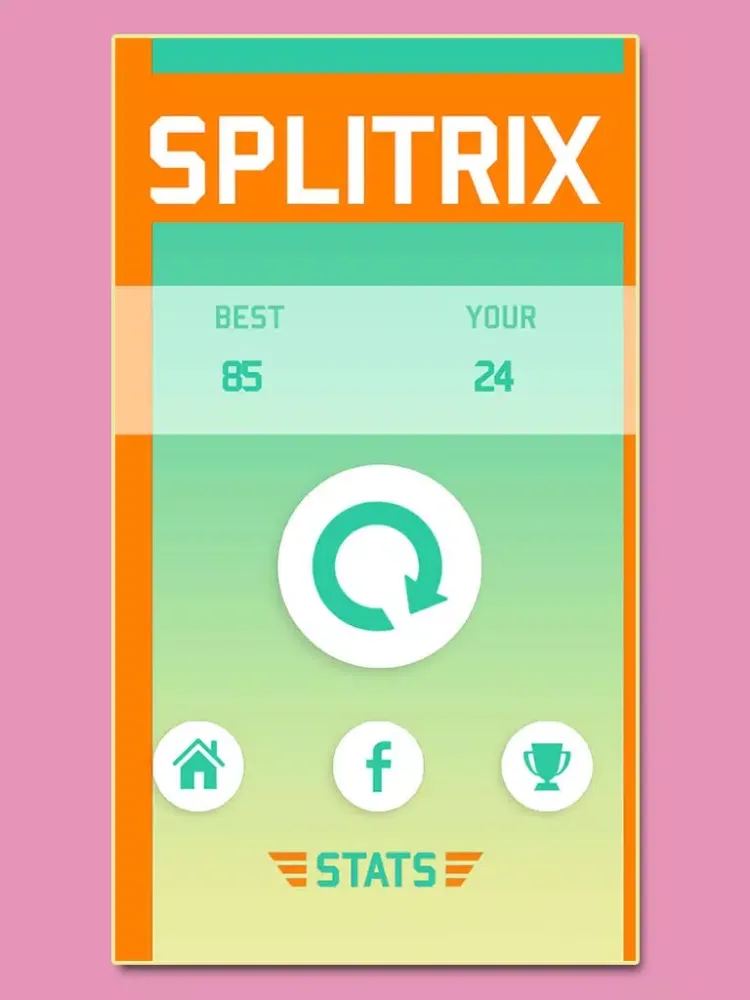 Splitrix : Avoid spikes with extreme rage and fast speed iPad  سکرین شاٹس