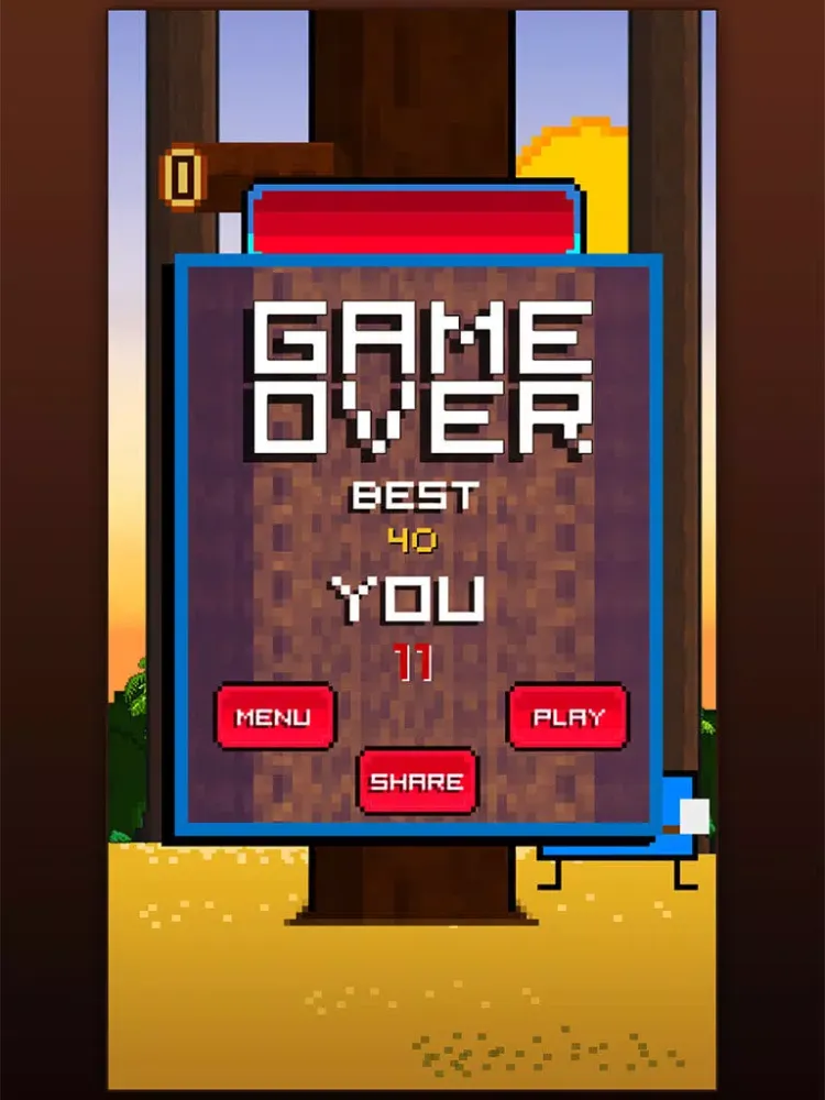 Timber World : Land of angry fierce wood cutters iPad  스크린샷
