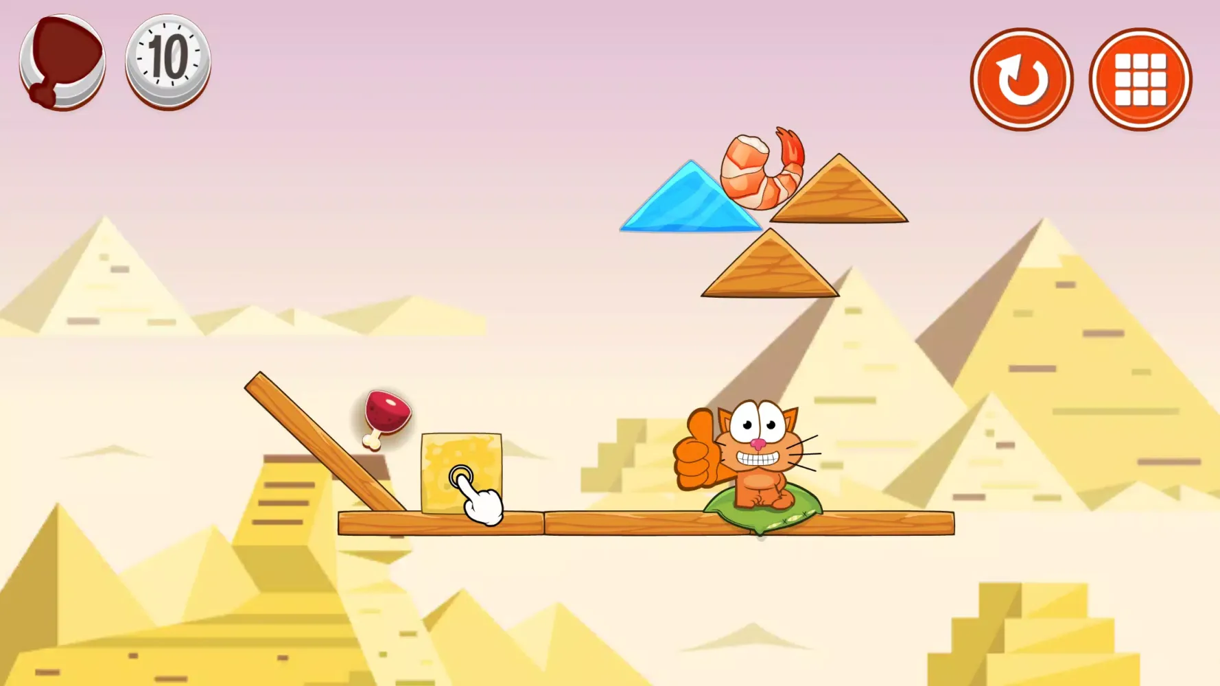Hungry cat: physics puzzle Screenshots