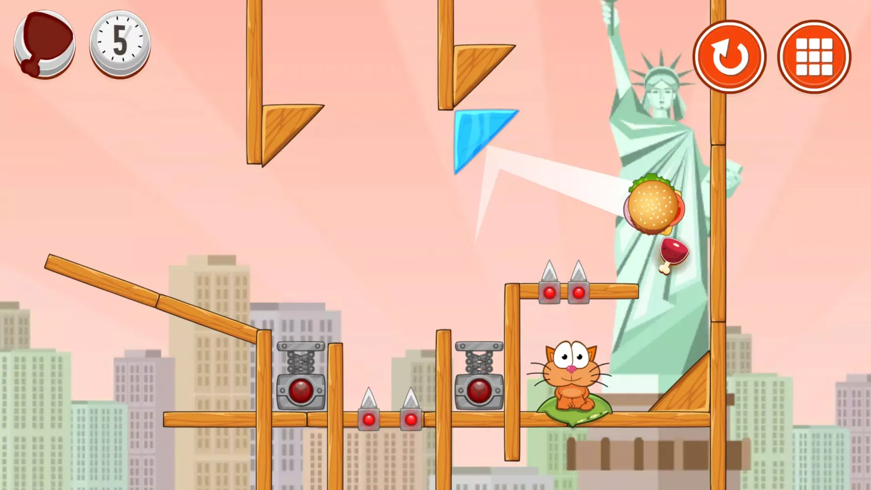 Hungry cat: physics puzzle Screenshots