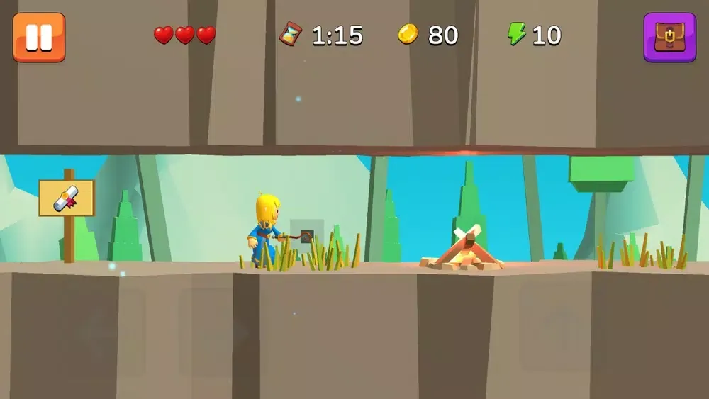 Скриншоты Girl & Dragon Adventure game