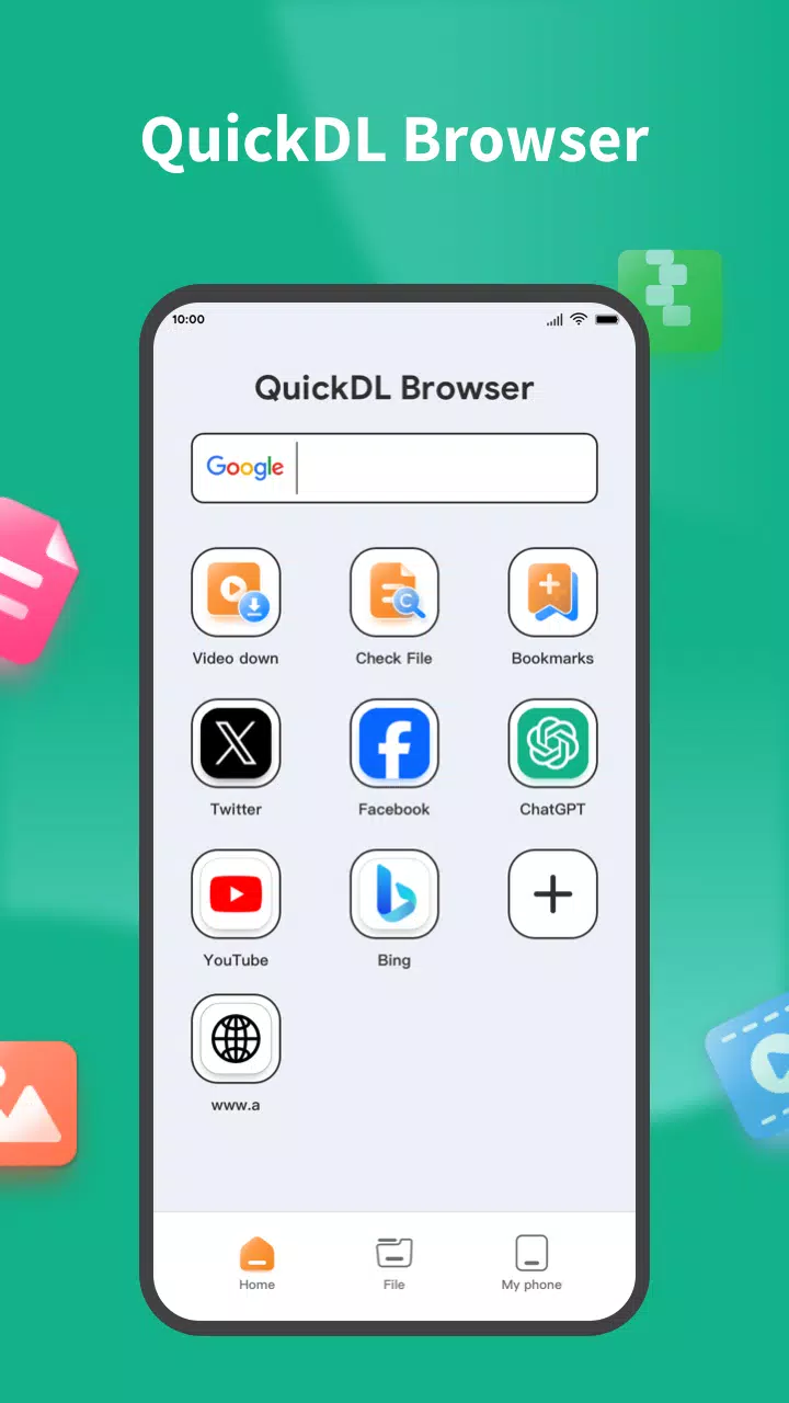 QuickDL Browserภาพหน้าจอของแอป1