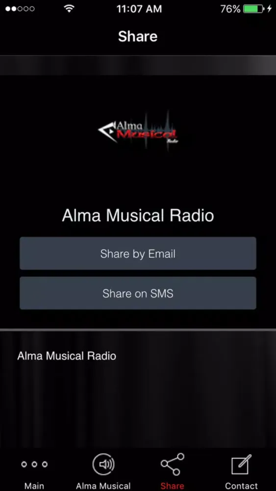 Alma Musical Radio Ekran Görüntüleri