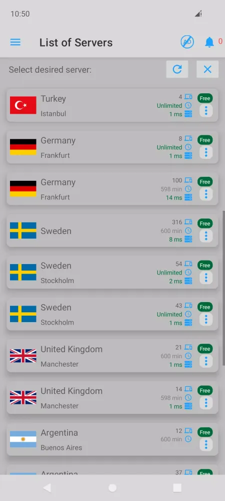 Irani VPN - Fast Iranian VPN Screenshots