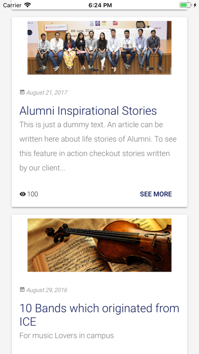 ภาพหน้าจอของ Tapmi Alumni