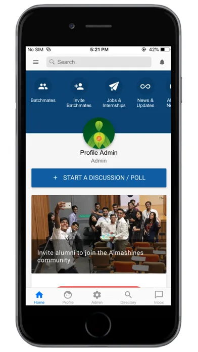 Almashines Alumni App Screenshots