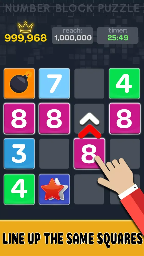 Capturas de pantalla de Merge number block puzzle