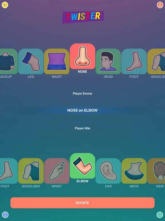 Zrzuty ekranu Body Twister iPad 
