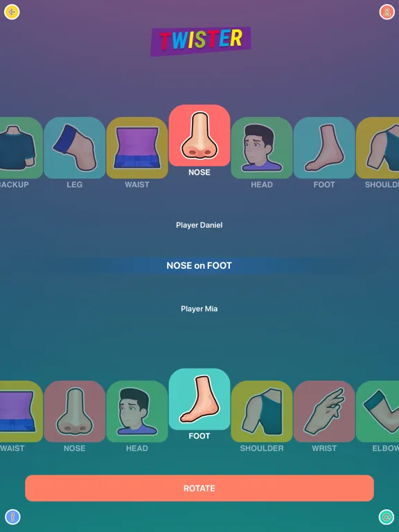 Zrzuty ekranu Body Twister iPad 