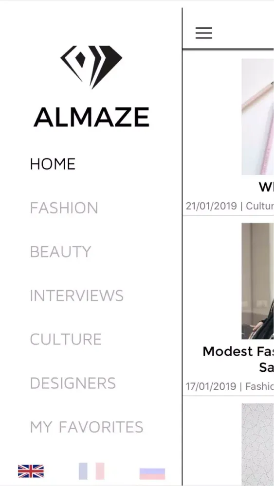 Скриншоты Almaze Modest Fashion Magazine