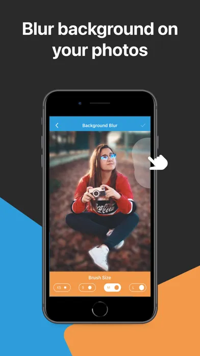 ภาพหน้าจอของ Blurry Effect Toolwatch
