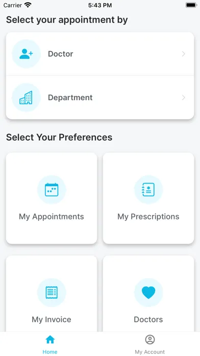 Capturas de pantalla de AlmightyHMS Patient Portal
