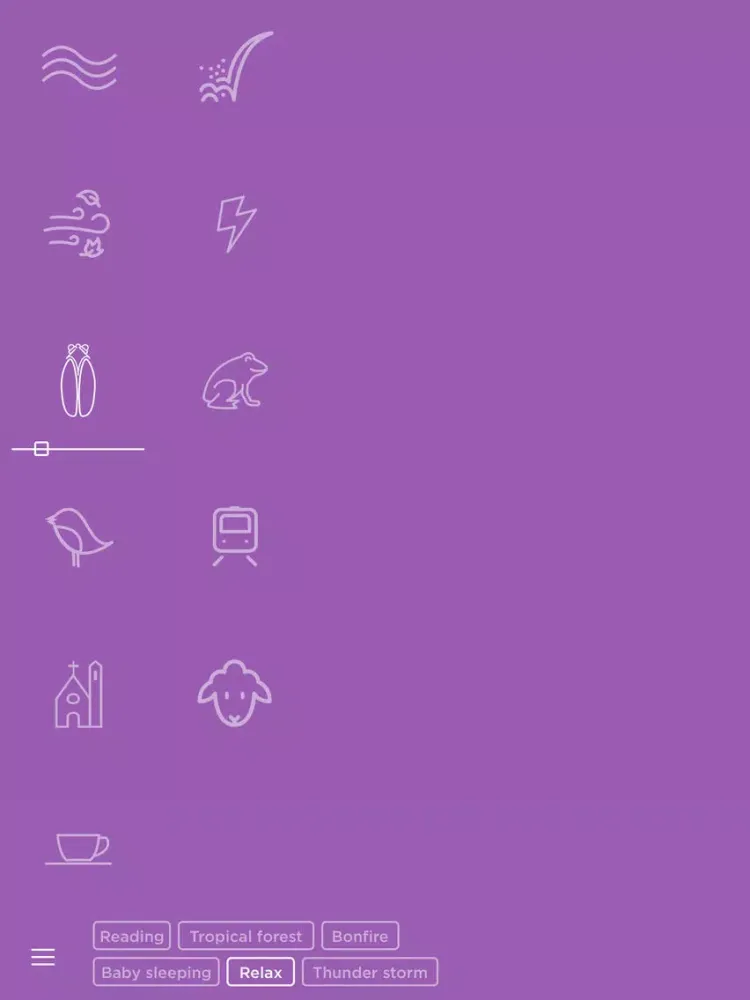 Peace - Ambient sounds for studying, relaxing, baby sleeping, and meditating iPad  Screenshots
