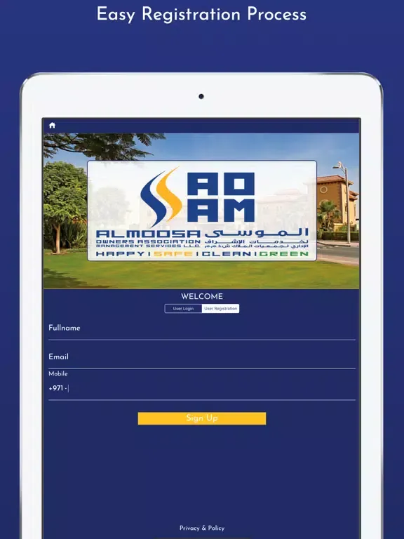 Almoosa Owners Assc Mgmt AOAMS iPad 应用截图
