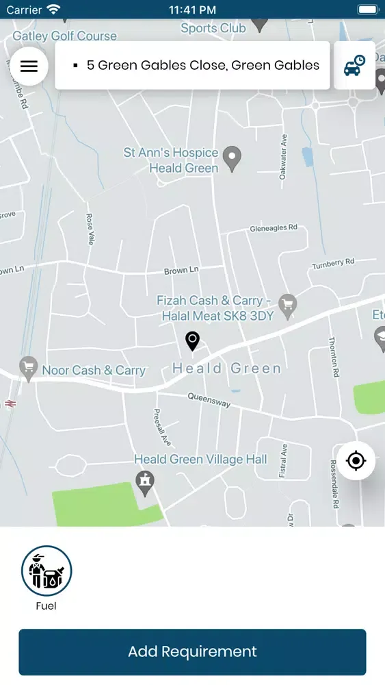 Ảnh chụp màn hình của TAWSIL CUSTOMER
