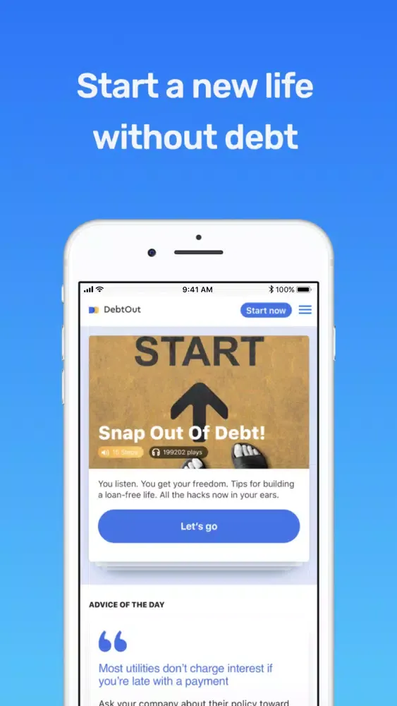 Capturas de tela do DebtOut－Debt Payoff Planner