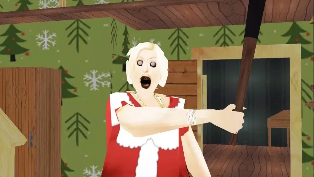 Granny Santa Claus Mod应用截图