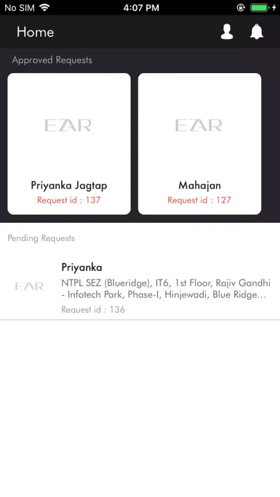 Tangkapan layar E-Delegate