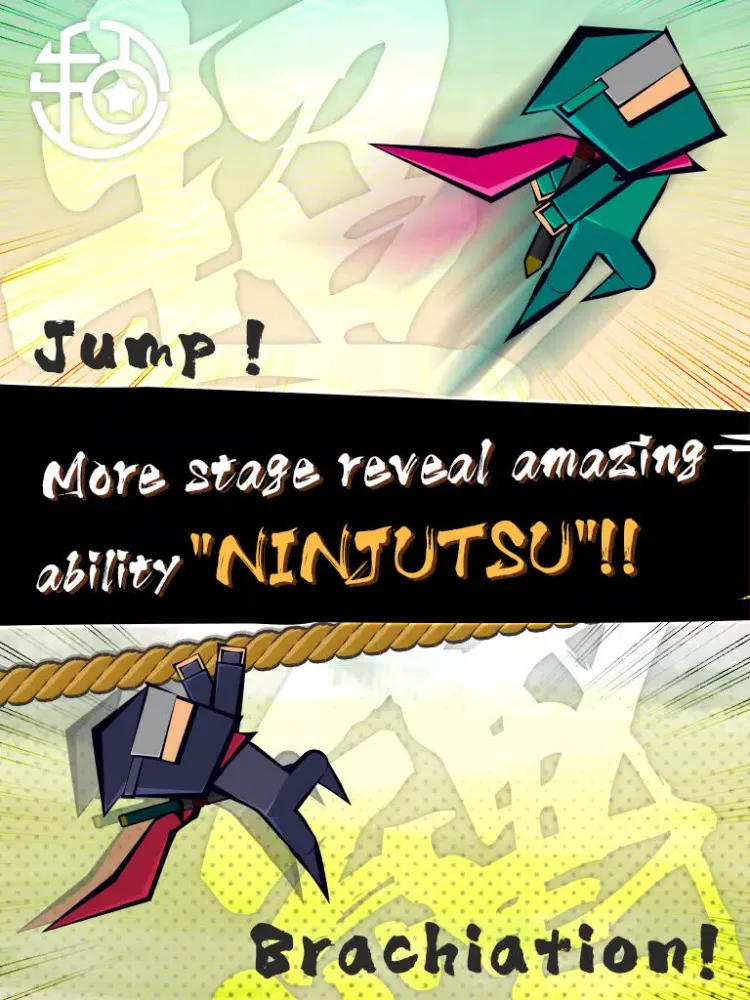 NinjaHop! Extreme hard action! iPad  スクリーンショット