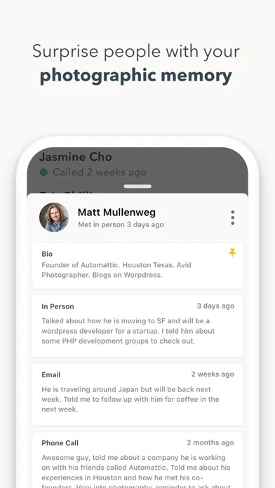 Ảnh chụp màn hình của Mogul - Thoughtful Networking