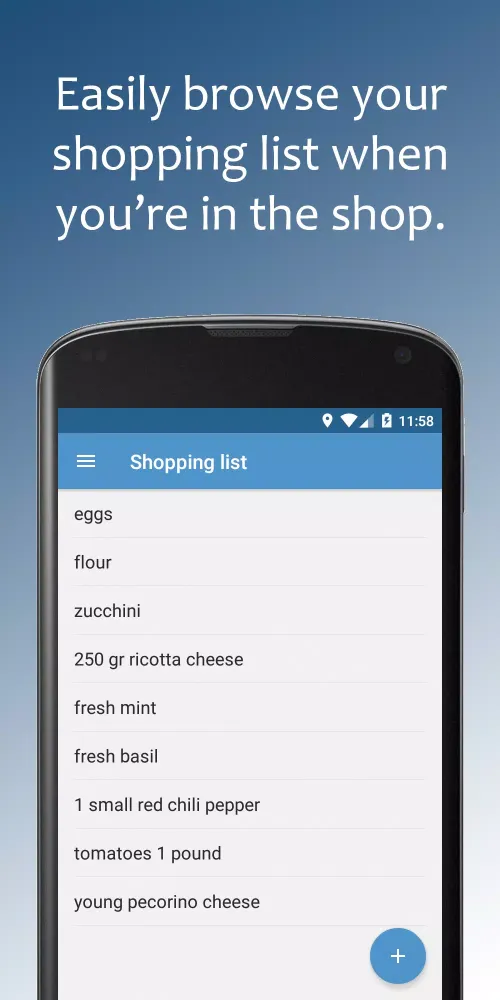 Sync Notes - Shopping list स्क्रीनशॉट