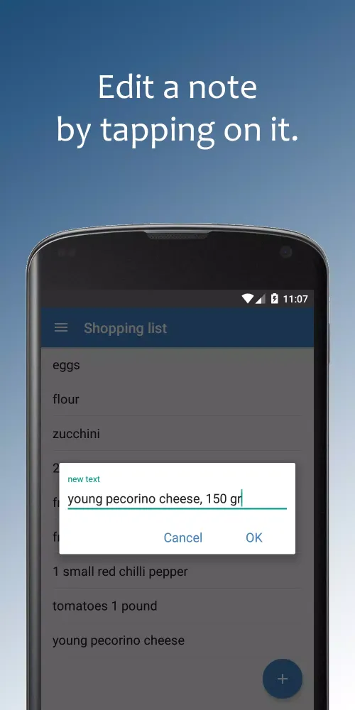 Sync Notes - Shopping list स्क्रीनशॉट