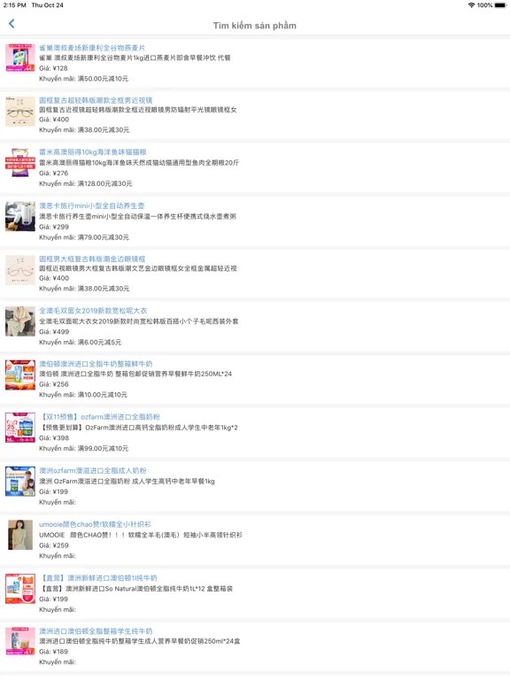 Screenshot di Alo Chuyển Hàng iPad 