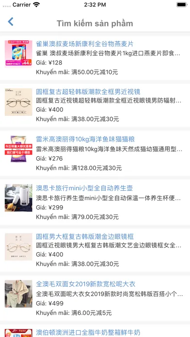 Screenshot di Alo Chuyển Hàng