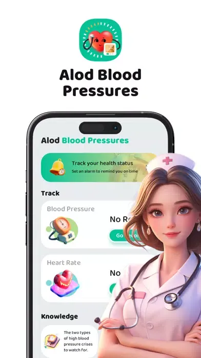 Capturas de pantalla de AlodBloodPressure:HealthRecord