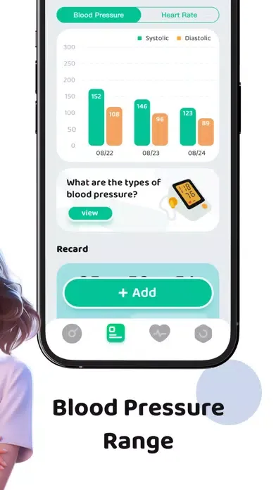 Capturas de pantalla de AlodBloodPressure:HealthRecord