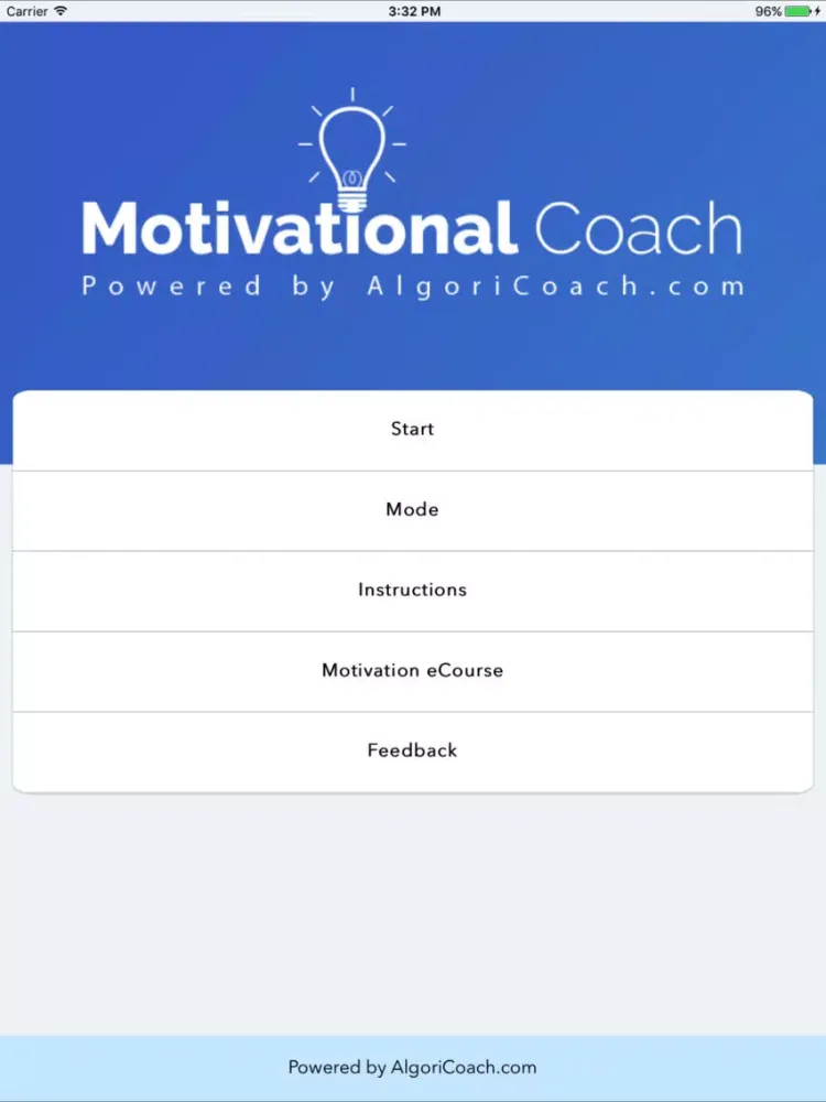 Скриншоты Motivation Coach iPad 