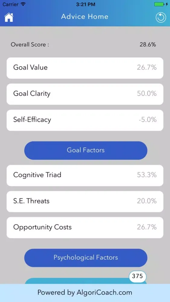 Скриншоты Motivation Coach