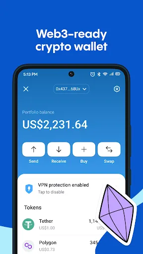 Tangkapan layar Aloha Browser + Private VPN
