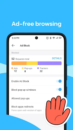 Tangkapan layar Aloha Browser + Private VPN