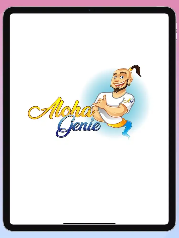 Tangkapan skrin Aloha Genie iPad 