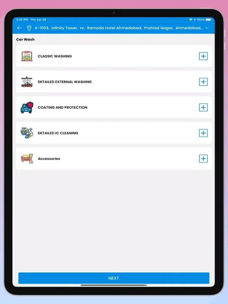 Tangkapan skrin Aloha Genie iPad 