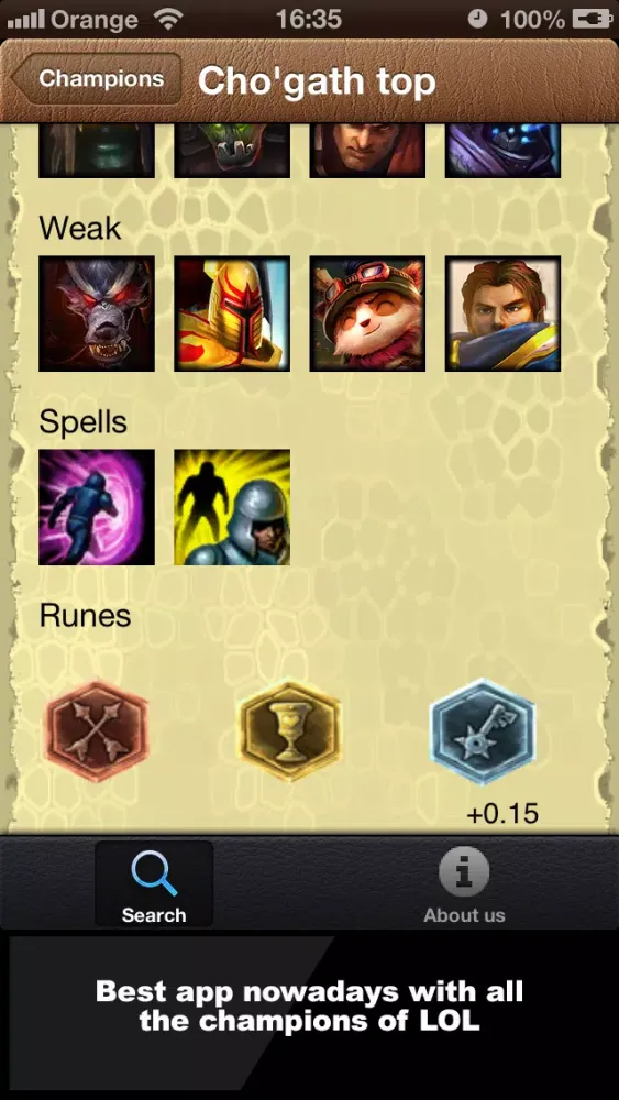 LOLGuide - League of Champions Ekran Görüntüleri