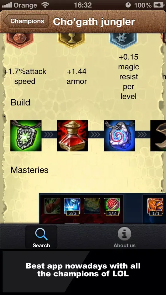 LOLGuide - League of Champions Ekran Görüntüleri