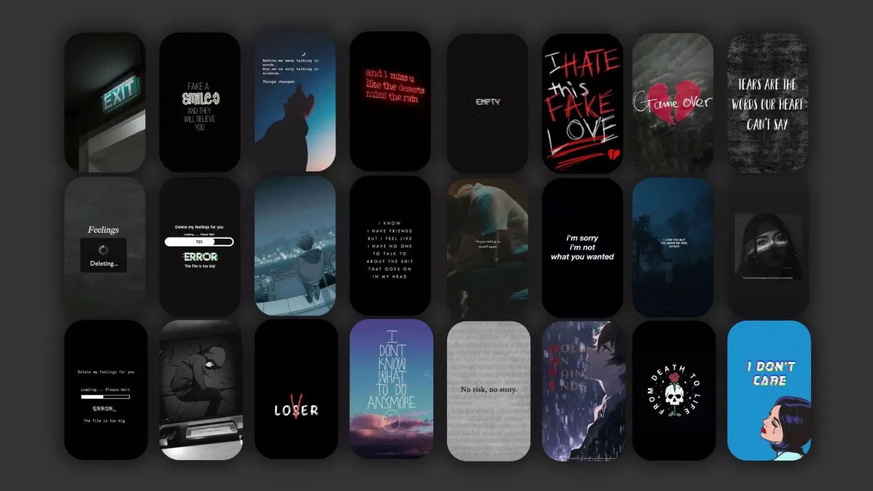 Sad Wallpaper Screenshots