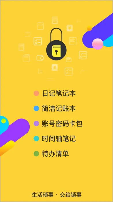 Captures d'écran de LockNote - Encrypted Notepad